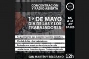 La Multisectorial de DDHH convoca a reunirse en San Martín y Belgrano