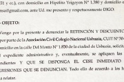 Denuncian descuentos ilegales de haberes  en el Colegio Nacional Ushuaia