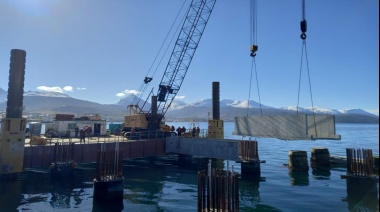 Por deudas se paralizó la obra de ampliación del puerto de Ushuaia