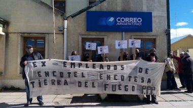 Ex trabajadores de ENCOTEL Y ENCOTESA volvieron a manifestarse