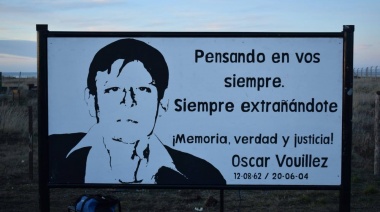 La Multisectorial de Derechos Humanos recordó a Oscar Vouillez