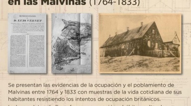 Inauguraron una muestra inédita sobre arquitectura en Malvinas