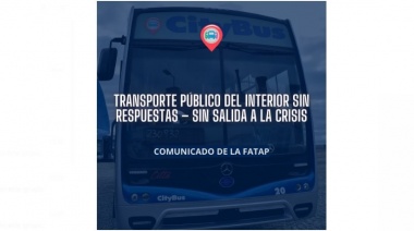 Aseguran que el transporte público del interior está “sin respuestas” y “sin salida a la crisis”