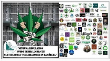 Convocatoria para reclamar la libertad de cultivadores presos