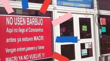 Comerciante festeja que "Macri ya no vuelve"