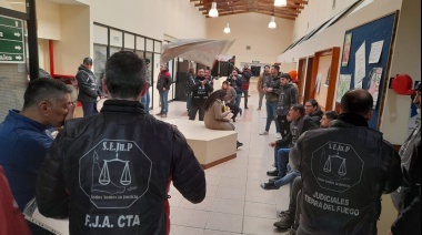 Tuvo una importante adhesión el paro de judiciales