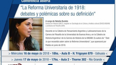 Conferencia sobre la Reforma Universitaria de 1918