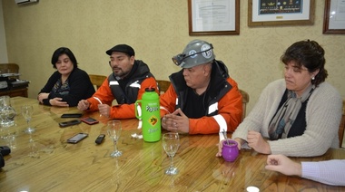 Mineros de Río Turbio estuvieron en el Concejo Deliberante