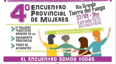 IV Encuentro Provincial de Mujeres se realizara en la ciudad de Rio Grande