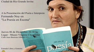 Fernando Noy se presenta este jueves en Río Grande