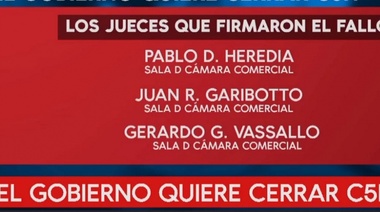 En C5N trabajadores sin poder cobrar por medida judicial