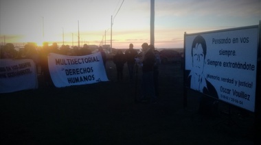 Caravana y mural para renovar el reclamo de verdad y justicia