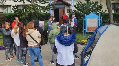 El Polo Obrero acampa frente al Municipio
