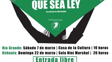 Se estrena en la provincia el documental “Que sea ley”