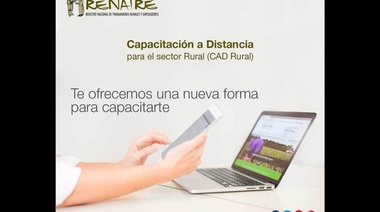 Anuncian programa de capacitaciones a distancia para el sector rural