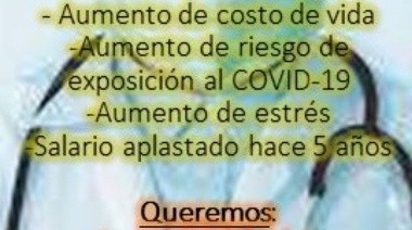 Médicos autoconvocados reclaman recomposición