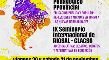 Se realiza el VII Congreso Pedagógico Provincial y IX Seminario Internacional