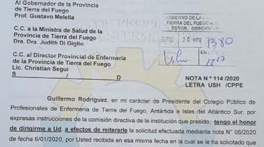 Enfermeros reiteraron pedido de dedicación exclusiva