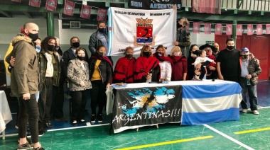 Homenaje a veteranos en el Gimnasio de la UOM Río Grande