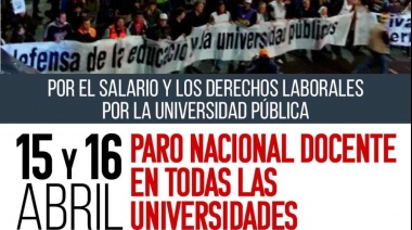 Docentes universitarios paran nuevamente esta semana