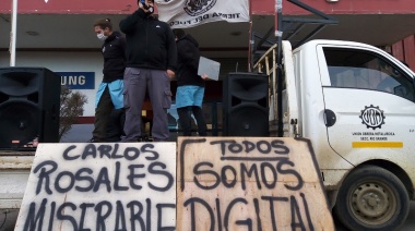 Acto frente a la planta y carta para AFARTE