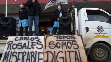 Acto frente a la planta y carta para AFARTE