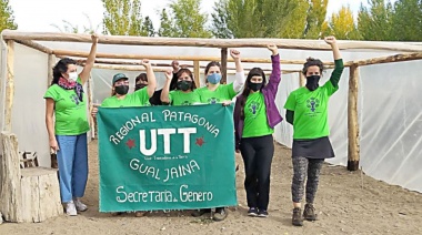 Trabajadoras de la tierra de Chubut pidieron maquinaria, acceso al agua y alimentos