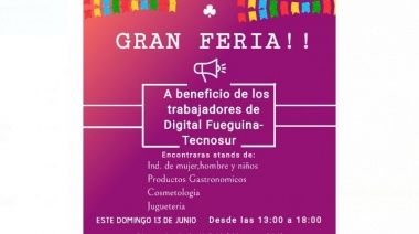 Feria solidaria para recaudar fondos para los trabajadores de Digital y Tecnosur