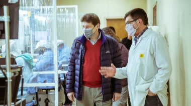 Melella recorrió las instalaciones de la  fábrica Athuel