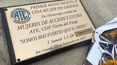 Homenaje a dirigenta de ATE Río Grande fallecida este año