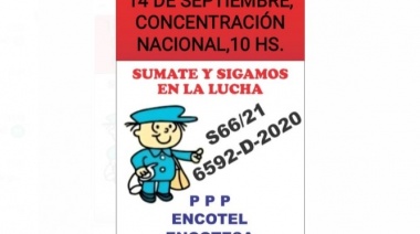 El martes 14 se manifestarán por el cobro de las acciones que les adeudan