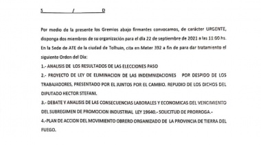 En reunión de gremios se comenzó a analizar el proyecto Stefani