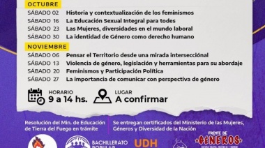 Talleres de la Escuela Popular Fueguina de Formación en Género y Diversidades