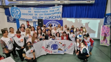 ATE realizó actividad por el "Día Internacional de la Eliminación de la Violencia Contra la Mujer"