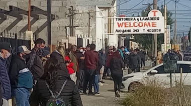 COVID-19: en Río Grande hubo más de 400 metros de cola para hisoparse