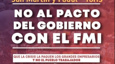 Organizaciones de izquierda llaman a “ganar las calles contra el pacto con el FMI”