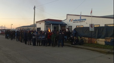 Con total adhesión se cumple el paro de la UOM Río Grande