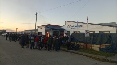 Con total adhesión se cumple el paro de la UOM Río Grande