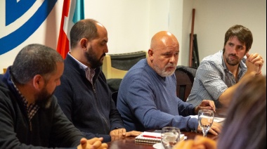 Reunión en ATE Río Grande entre gremialistas, legisladores y el vicepresidente de la obra social