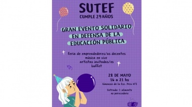 Actividad solidaria de docentes en el gimnasio de la Escuela 2