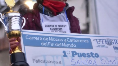 Se realizó la Carrera de Mozos y Camareras del Fin del Mundo