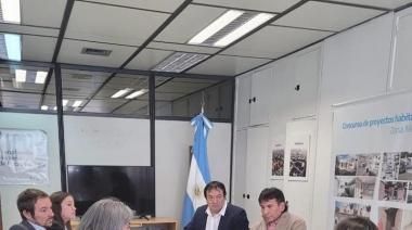 Dirigentes de ATE Río Grande realizan gestiones en nación para la construcción de viviendas