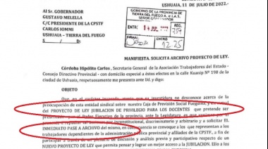 ATE tildó de "inconstitucional, discriminatorio y arbitrario” el proyecto de ley previsional para los docentes