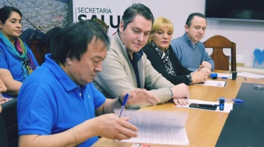 El intendente Martín Perez reivindicó derechos de trabajadoras y trabajadores del sector salud