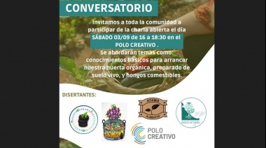 Conversatorio sobre cultivos orgánicos