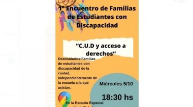 Primer Encuentro de familias de estudiantes con discapacidad