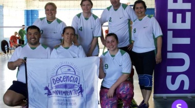 Docentes participan de torneo deportivo organizado por el SUTEF