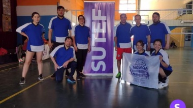 Docentes participan de torneo deportivo organizado por el SUTEF