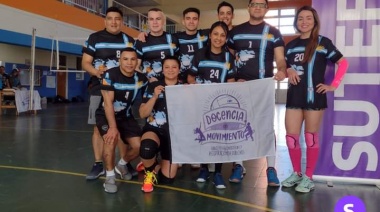 Docentes participan de torneo deportivo organizado por el SUTEF