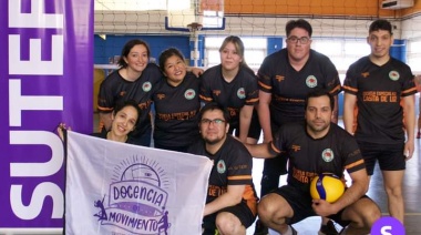 Docentes participan de torneo deportivo organizado por el SUTEF